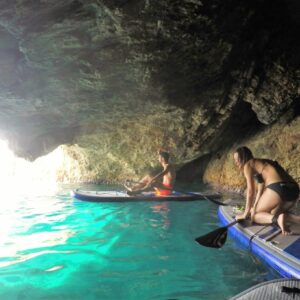 Paddel Surf Caves in Tossa de Mar